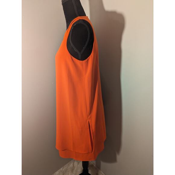 Carolina Belle Montreal orange sleeveless dress Sz 6 - Picture 6 of 6